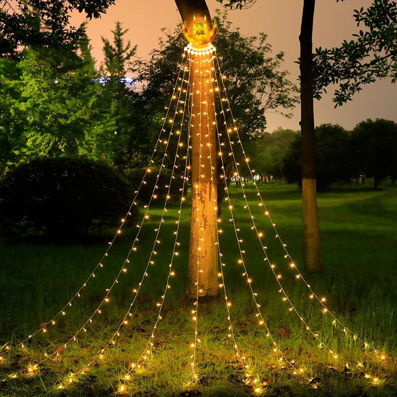Ramadan Waterfall Tree Light